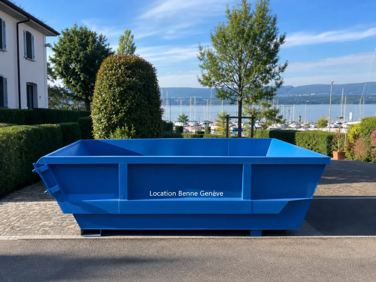Benne Location Benne Genève livrée à Versoix